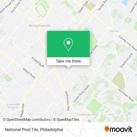 National Pool Tile map