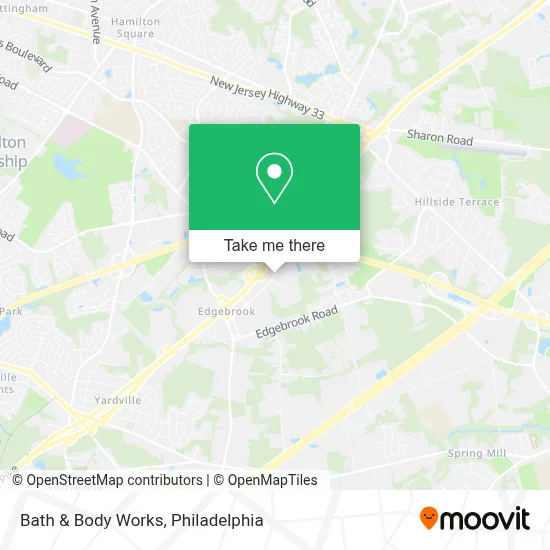 Bath & Body Works map