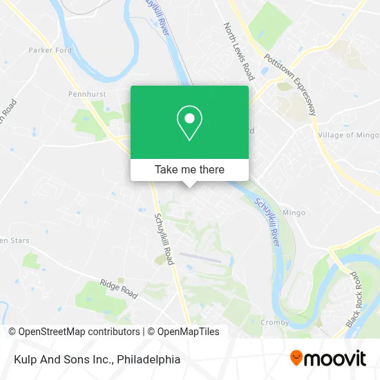 Kulp And Sons Inc. map