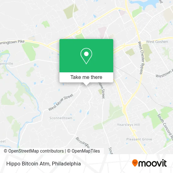 Hippo Bitcoin Atm map