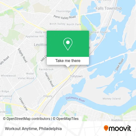 Workout Anytime map
