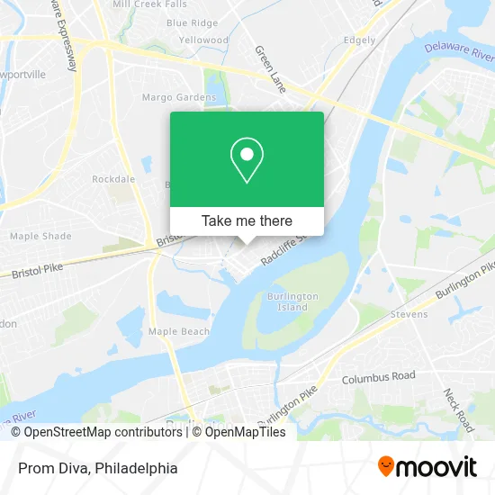 Prom Diva map