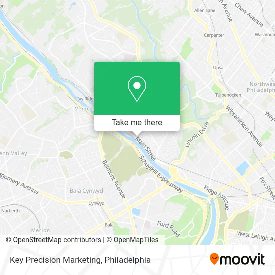 Key Precision Marketing map