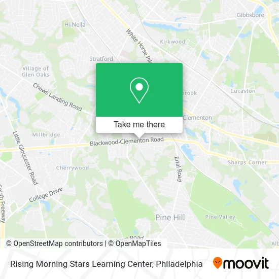Rising Morning Stars Learning Center map