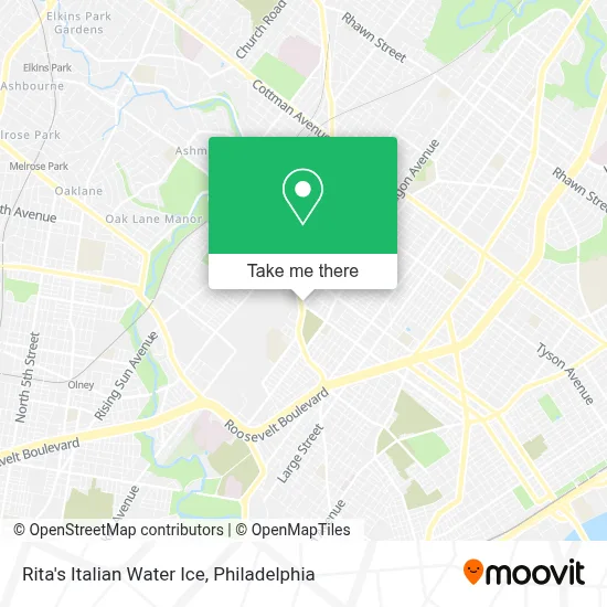 Rita's Italian Water Ice map
