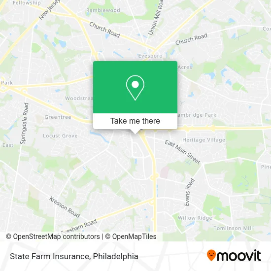 State Farm Insurance map