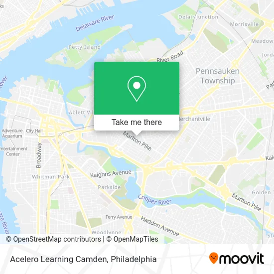 Acelero Learning Camden map
