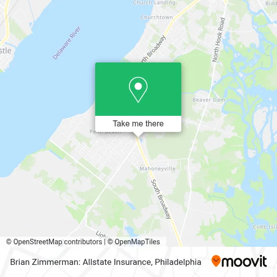 Brian Zimmerman: Allstate Insurance map