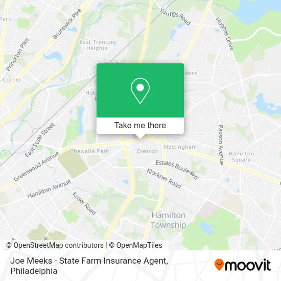 Joe Meeks - State Farm Insurance Agent map