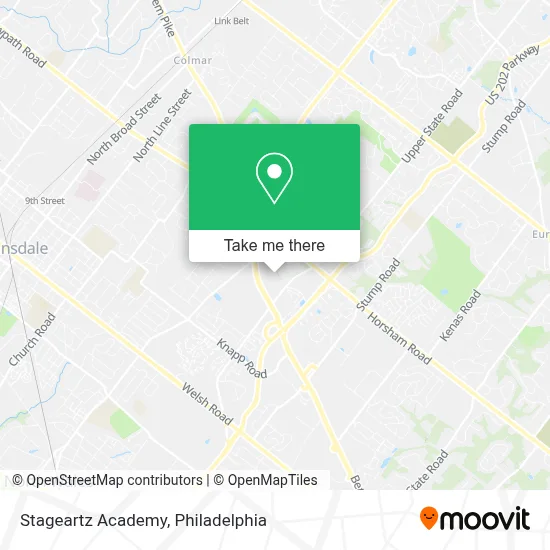 Stageartz Academy map