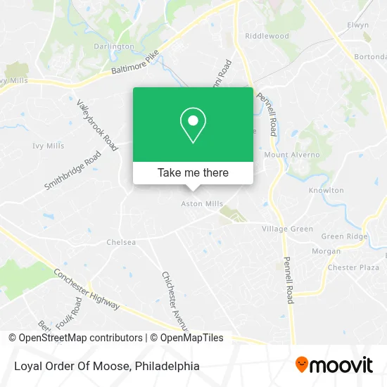 Loyal Order Of Moose map