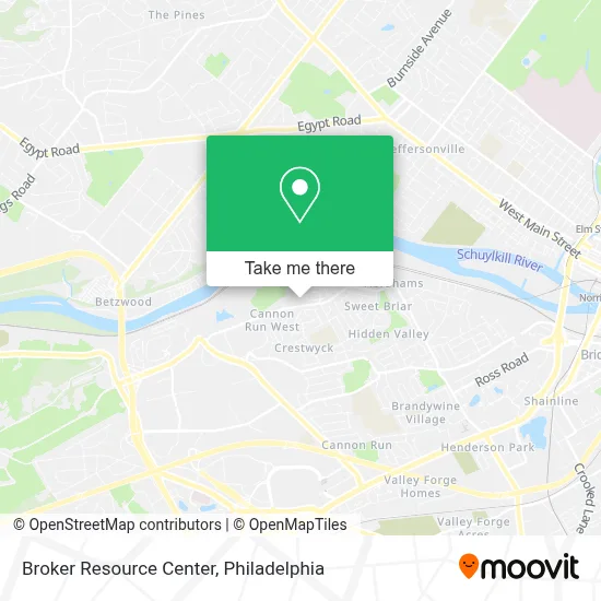 Broker Resource Center map
