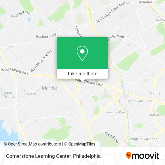 Cornerstone Learning Center map