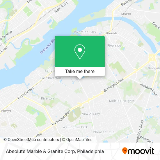 Absolute Marble & Granite Corp map