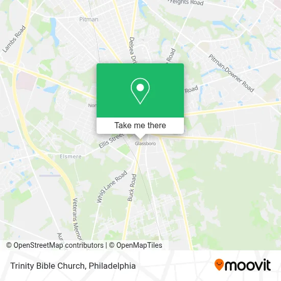 Trinity Bible Church map