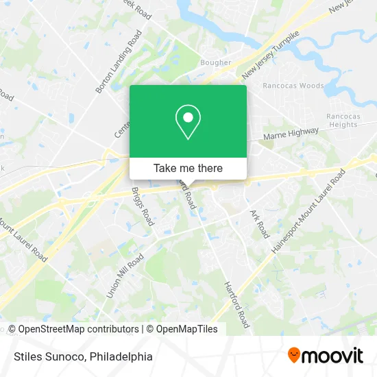 Stiles Sunoco map