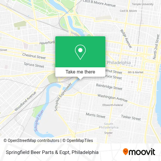 Springfield Beer Parts & Eqpt map