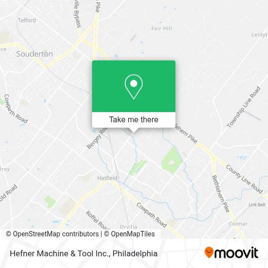 Hefner Machine & Tool Inc. map