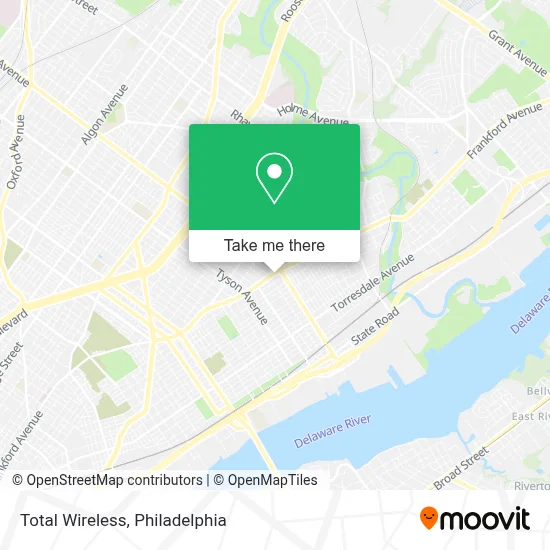 Total Wireless map