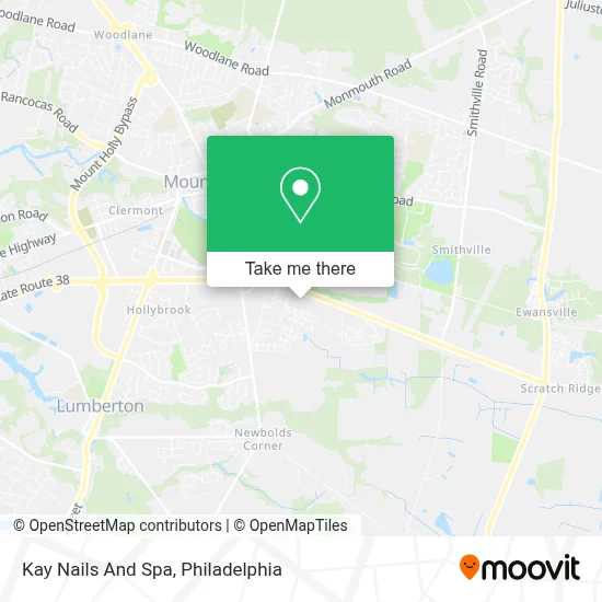 Kay Nails And Spa map