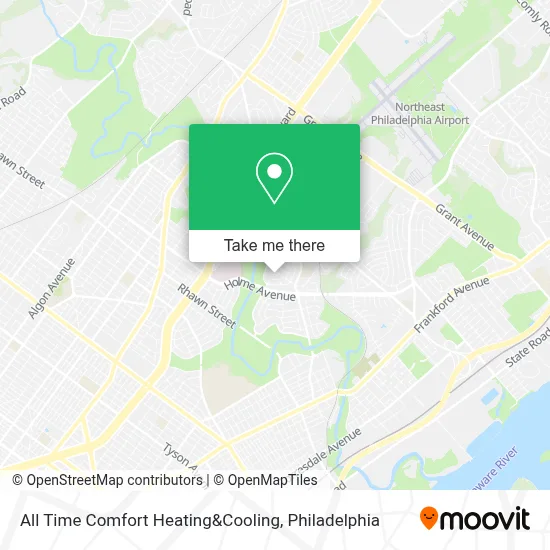 All Time Comfort Heating&Cooling map