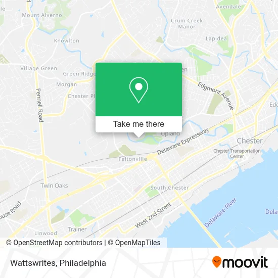 Wattswrites map