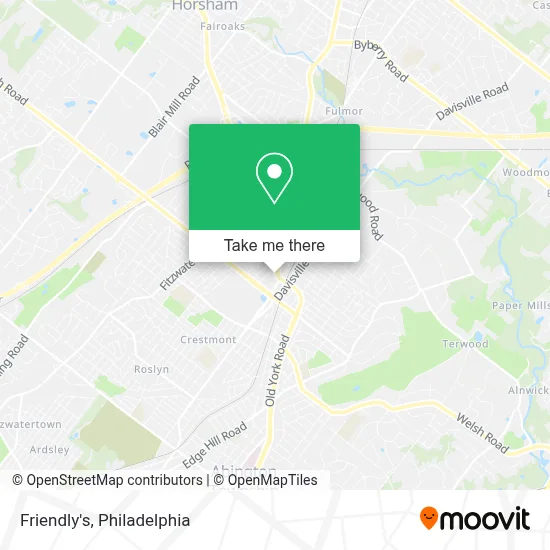 Friendly's map
