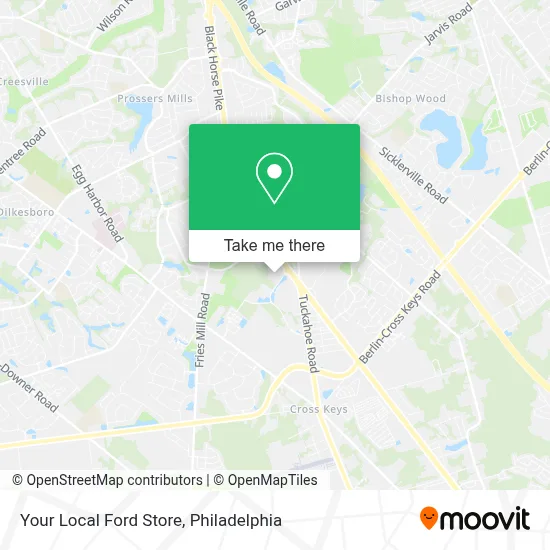 Your Local Ford Store map