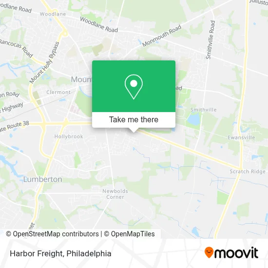 Harbor Freight map