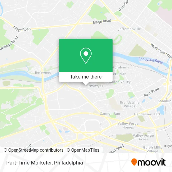 Part-Time Marketer map