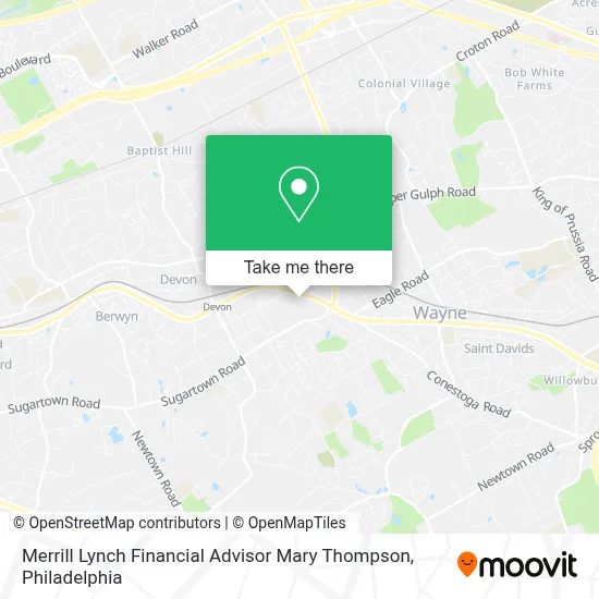 Merrill Lynch Financial Advisor Mary Thompson map