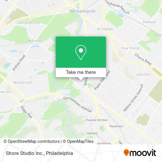 Shore Studio Inc. map