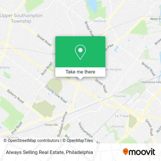 Always Selling Real Estate map