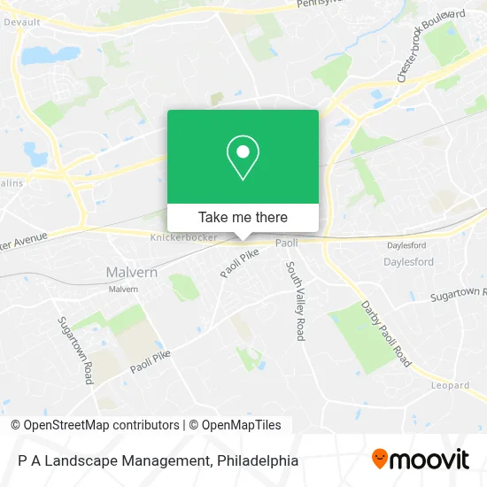 P A Landscape Management map