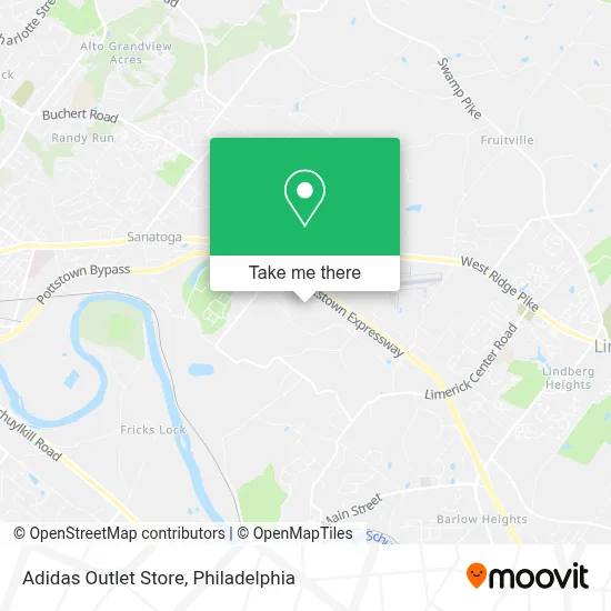 Adidas Outlet Store map