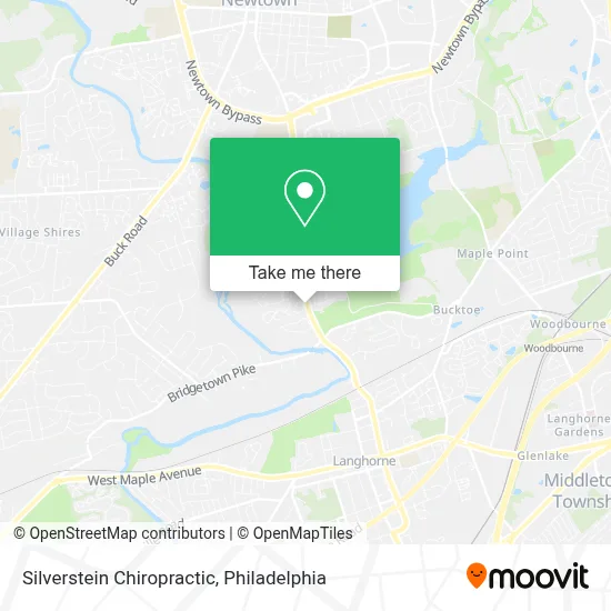 Silverstein Chiropractic map