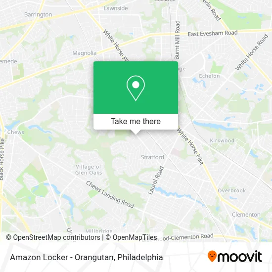Amazon Locker - Orangutan map