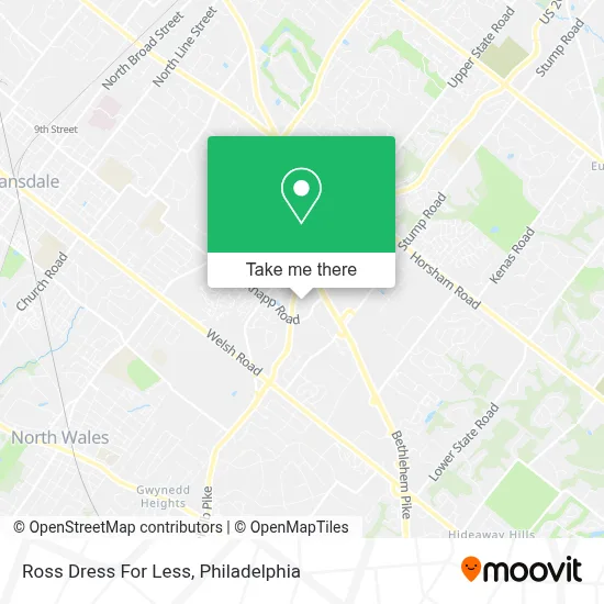 Ross Dress For Less map