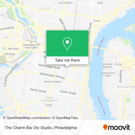 The Charm Bar Diy Studio map