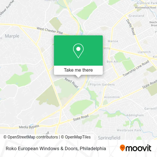 Roko European Windows & Doors map