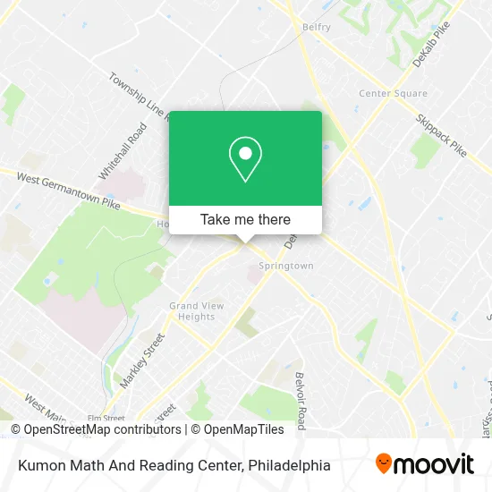 Kumon Math And Reading Center map