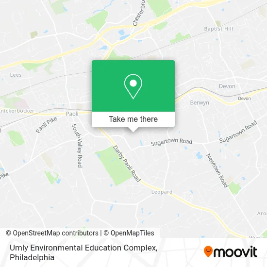 Umly Environmental Education Complex map
