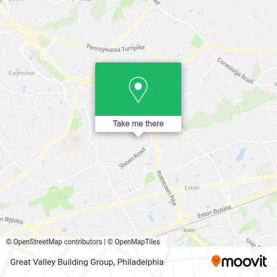 Great Valley Building Group map