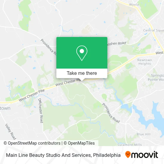 Main Line Beauty Studio And Services map