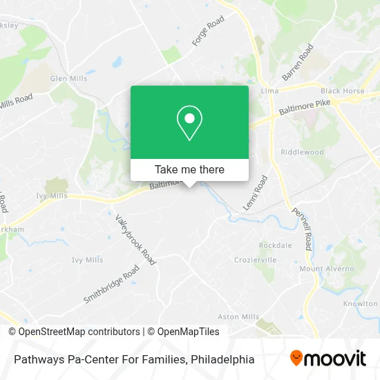 Pathways Pa-Center For Families map