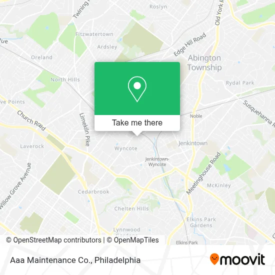 Aaa Maintenance Co. map