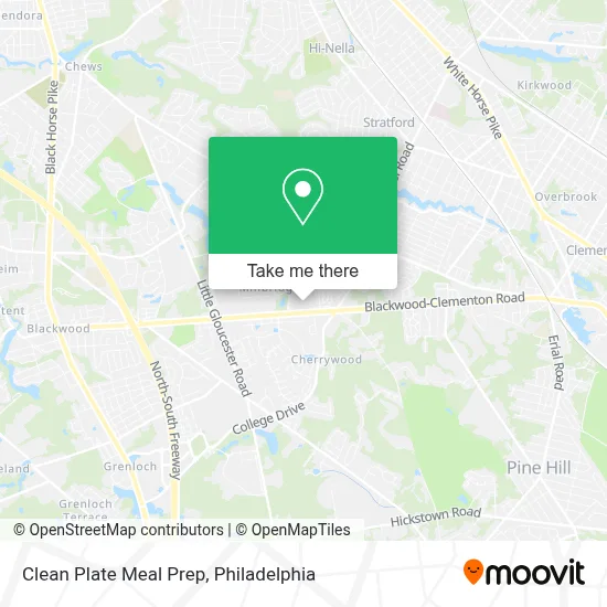 Clean Plate Meal Prep map