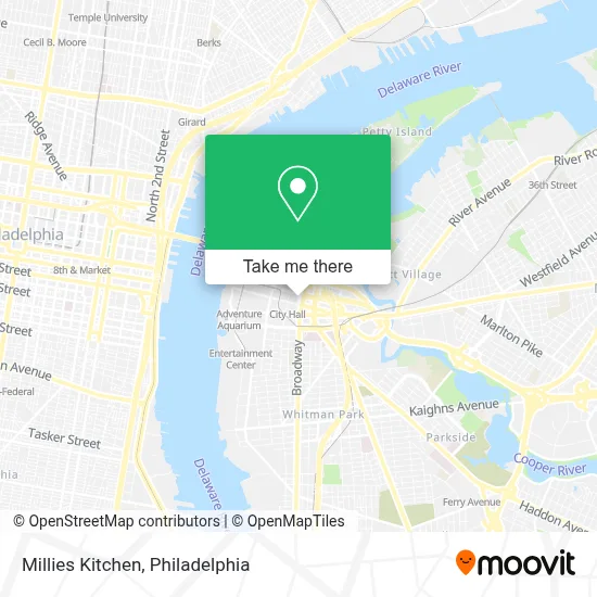 Millies Kitchen map