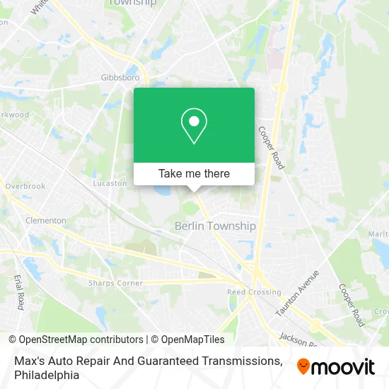 Max's Auto Repair And Guaranteed Transmissions map