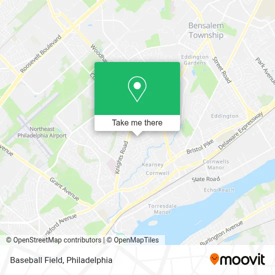 Baseball Field map